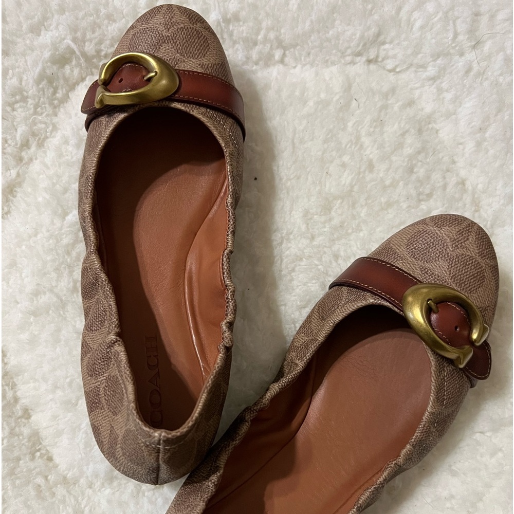 Coach Signature Stanton Ballet Flats Gem